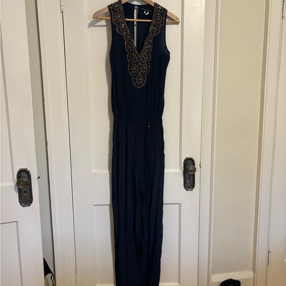 Karina Grimaldi blue jumpsuit - Picture 4 of 6